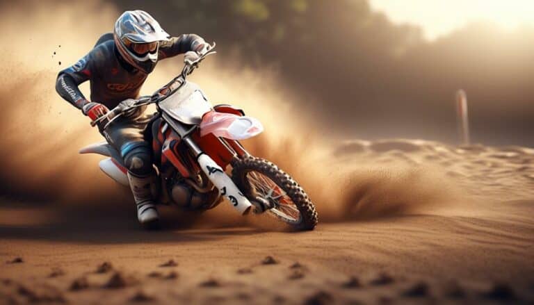 body positioning on dirt bike