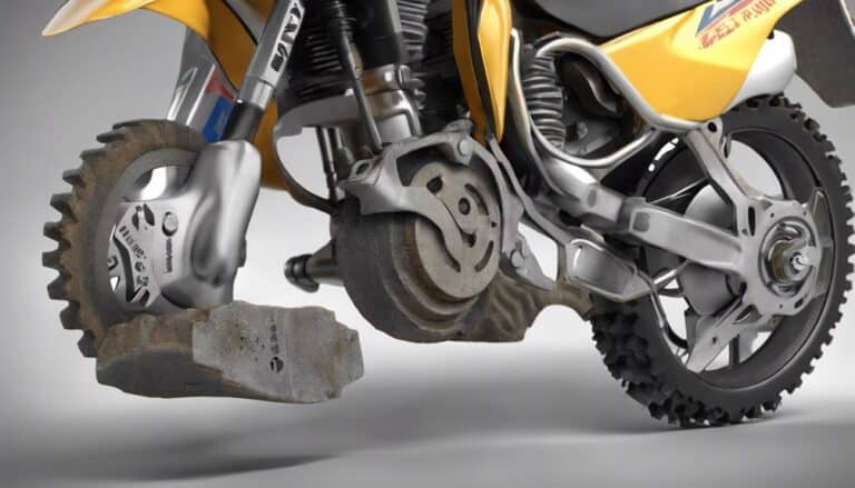 brake wear on dirt bike