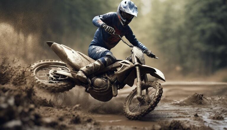 braking in muddy conditions