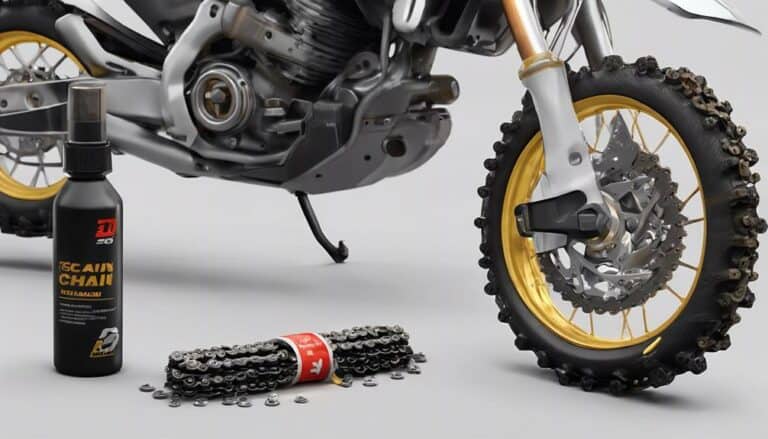 chain lubrication for motorcycles