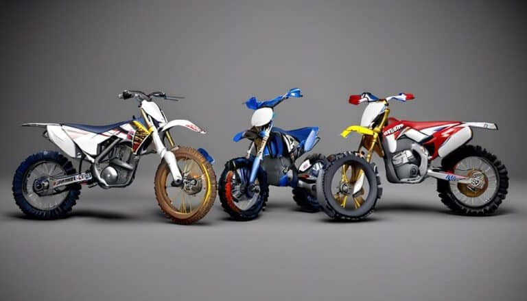 comparing dirt bike brand models