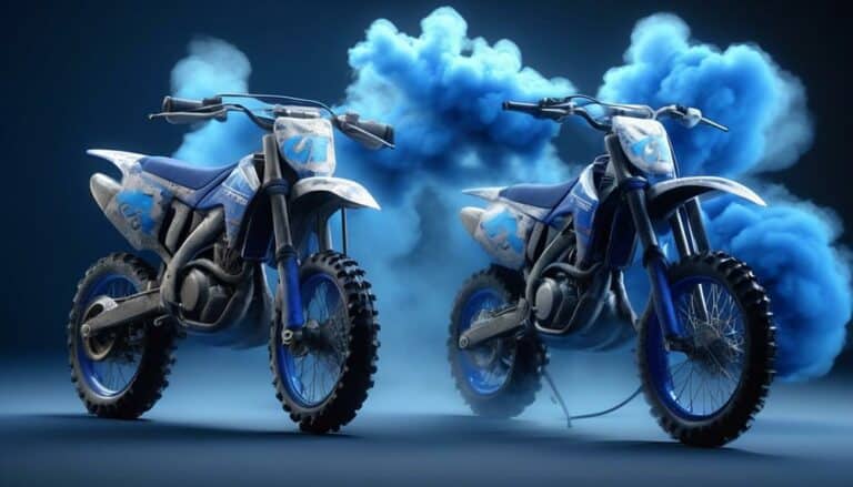 differences between two stroke and four stroke dirt bikes