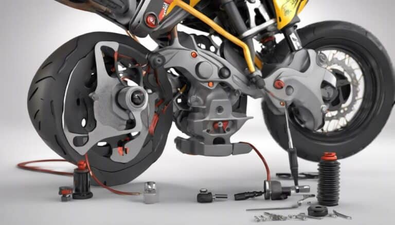 dirt bike brake inspection