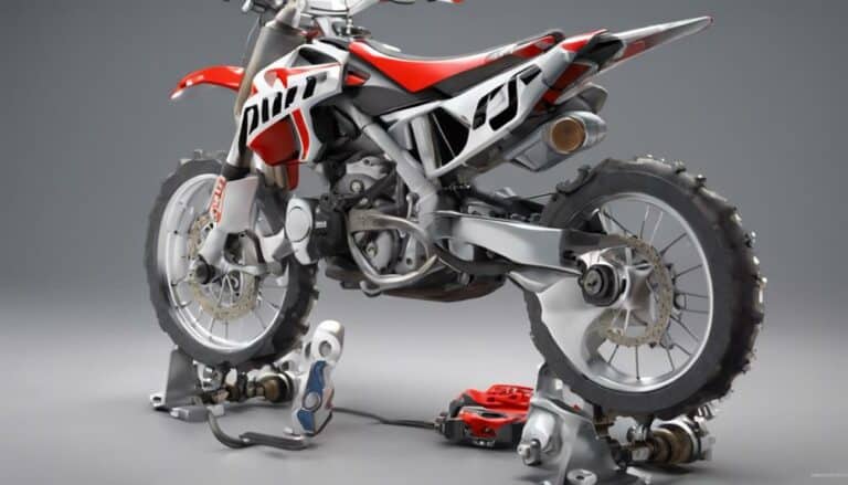 dirt bike brake system