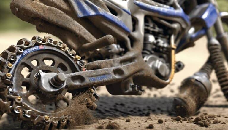 dirt bike chain maintenance