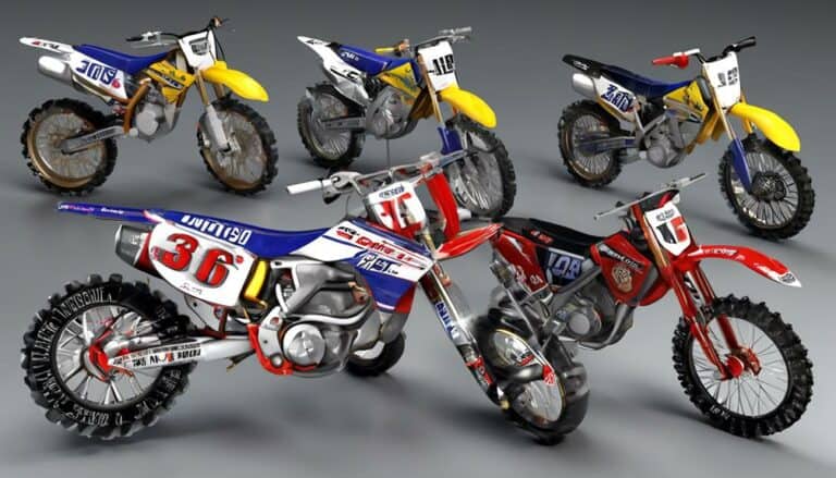 dirt bike spark plug variations