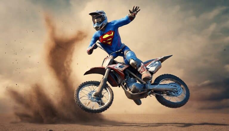 diverse dirt bike tricks