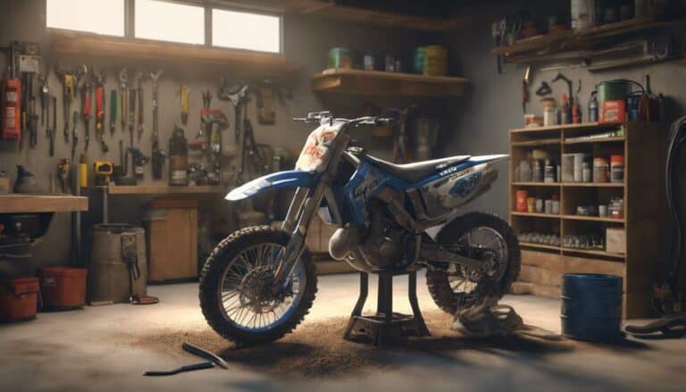 diy dirt bike oil change