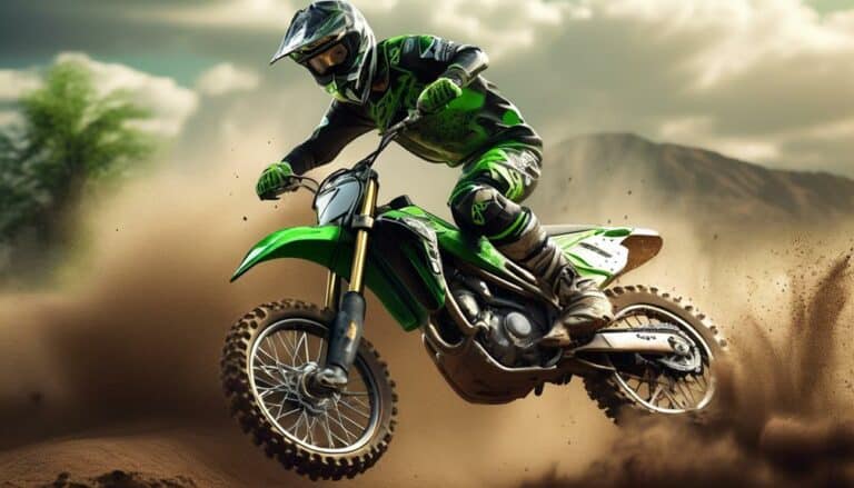 kawasaki s entry into dirt biking