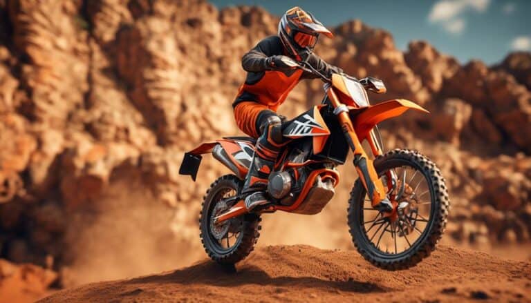 key characteristics of ktm dirt bikes