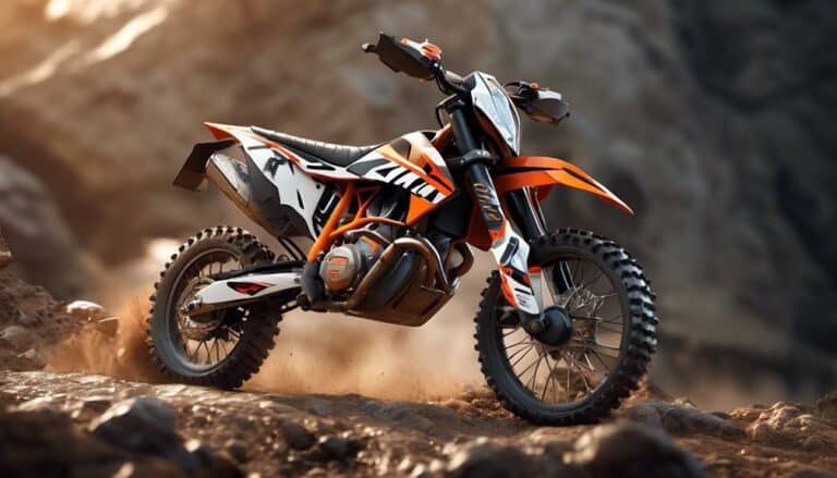 key features of ktm dirt bikes