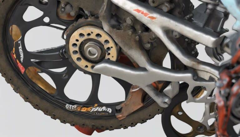 neglecting dirt bike brakes