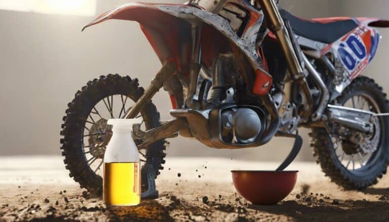 oil change dirt bike