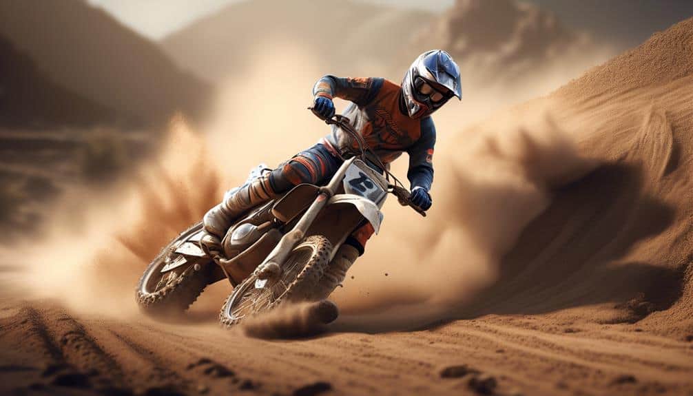 speed management in dirt biking