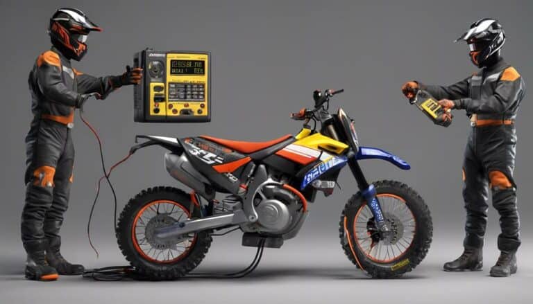 testing dirt bike battery