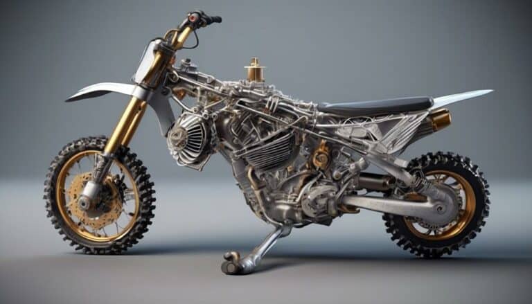 two stroke engine enhances dirt bike performance